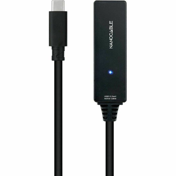 Câble USB NANOCABLE USB 3.2 amplif. C/M-C/H 5m Noir 5 m