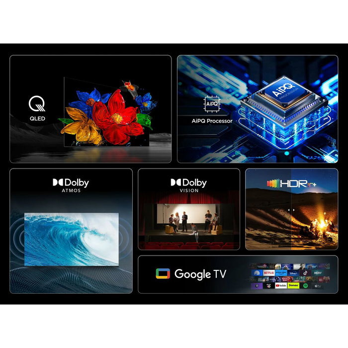 TCL 43T69C Téléviseur QLED 43 pouces 4K UHD