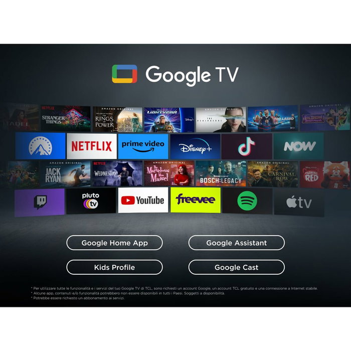 TCL 43T69C Téléviseur QLED 43 pouces 4K UHD