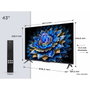 TCL 43T69C Téléviseur QLED 43 pouces 4K UHD