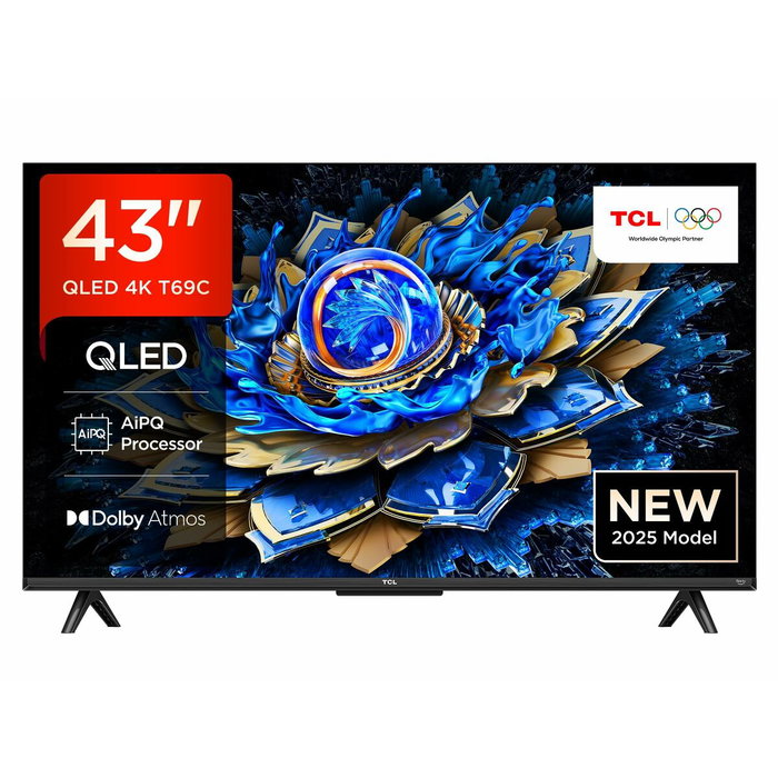 TCL 43T69C Téléviseur QLED 43 pouces 4K UHD