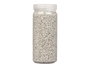 Giftdecor Pot de pierres métallisées 2-5 mm gris 700g