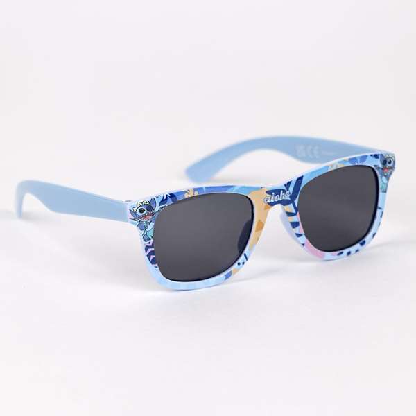 Cerdá - Ensemble casquette (53 cm) et lunettes de soleil enfant Stitch - Pour enfants de 2 à 8 ans - Bleu