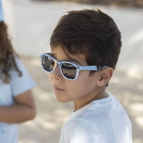 Cerdá - Ensemble casquette (53 cm) et lunettes de soleil enfant Stitch - Pour enfants de 2 à 8 ans - Bleu
