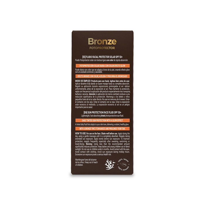 Babaria SUN LOVERS BRONZE Fluide solaire facial SPF50+ 40 ml