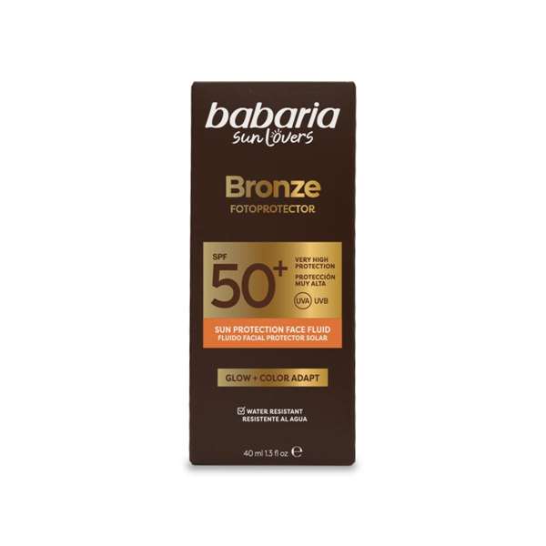 Babaria Fluid Protection Solaire Bronze SPF 50+ 40 ml - À partir de 3 ans Babaria Fluid Protection Solaire Bronze SPF 50+ 40 ml - À partir de 3 ans