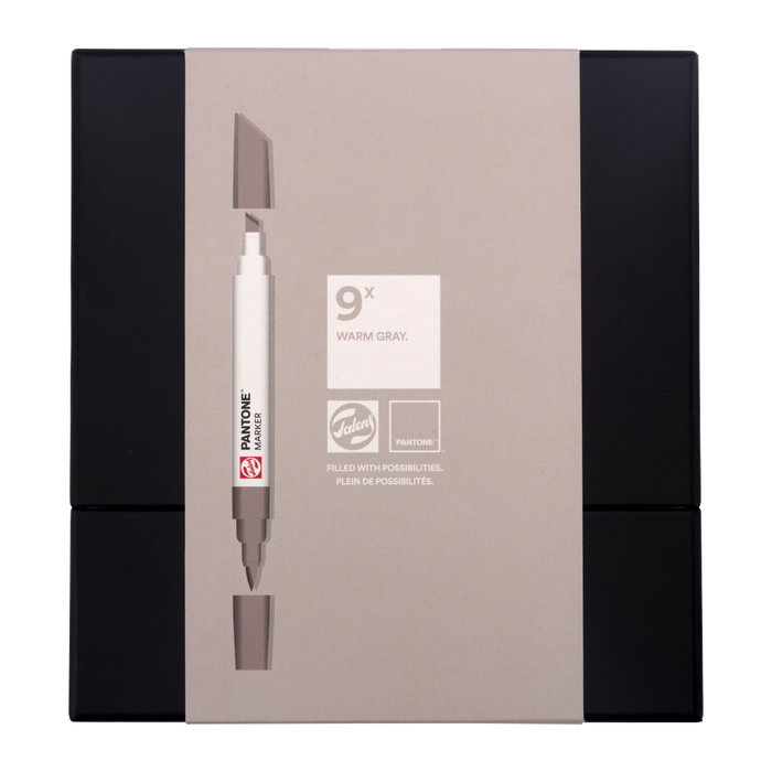 Talens | Pantone Set de marqueurs 9x Warm Gray Talens | Pantone Set de marqueurs 9x Warm Gray