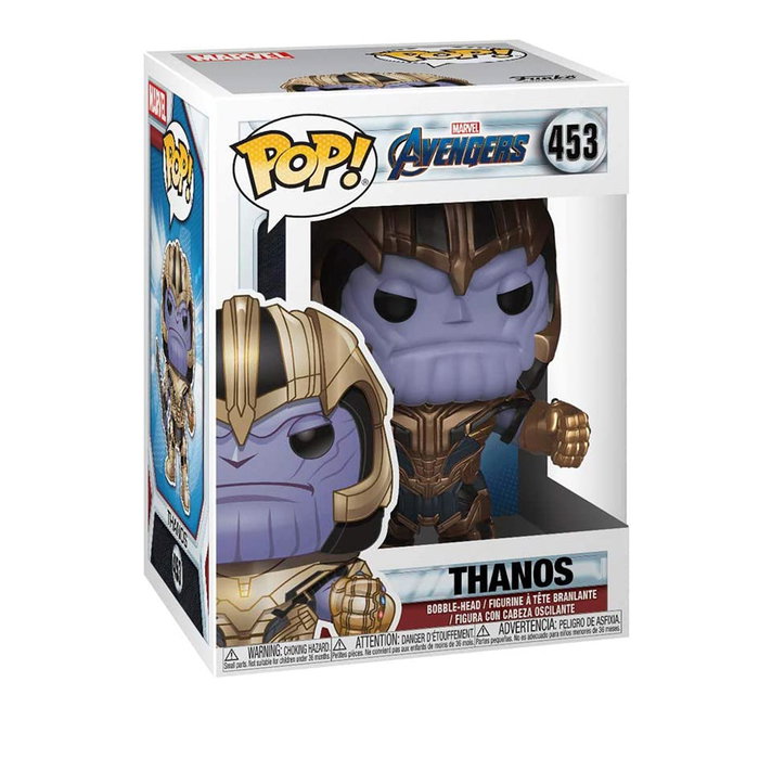 Funko Pop! Vinyl Figurine Thanos Infinity War 9 cm - Numéro 289 - Licence Avengers - Langues: Anglais, Français, Allemand, Italien, Portugais, Espagnol