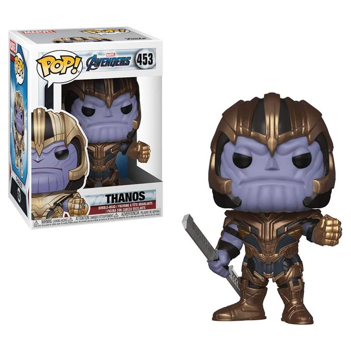 Funko Pop! Vinyl Figurine Thanos Infinity War 9 cm - Numéro 289 - Licence Avengers - Langues: Anglais, Français, Allemand, Italien, Portugais, Espagnol