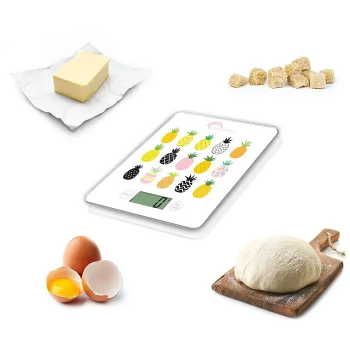 Little Balance Balance Culinaire Design Ananas 5 kg Plateau Verre Trempé 200 x 160 mm Afficheur LCD LITTLE BALANCE Little Balance Balance Culinaire Design Ananas 5 kg Plateau Verre Trempé 200 x 160 mm Afficheur LCD LITTLE BALANCE