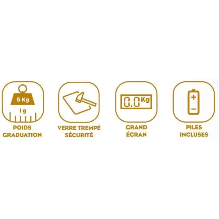 Little Balance Balance Culinaire Design Ananas 5 kg Plateau Verre Trempé 200 x 160 mm Afficheur LCD LITTLE BALANCE Little Balance Balance Culinaire Design Ananas 5 kg Plateau Verre Trempé 200 x 160 mm Afficheur LCD LITTLE BALANCE