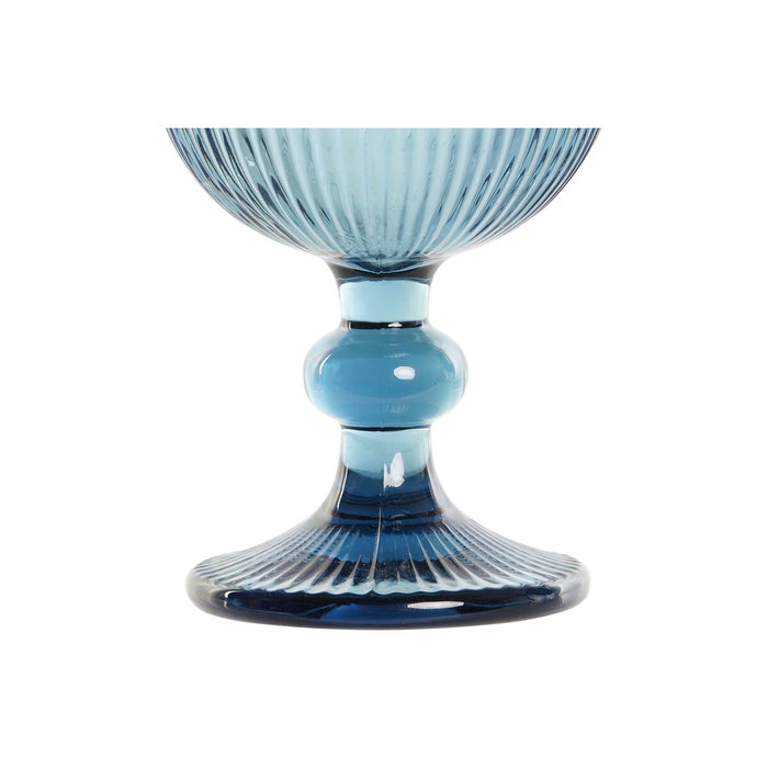 Set de Verres DKD Home Decor Bleu Verre 240 ml Set de Verres DKD Home Decor Bleu Verre 240 ml