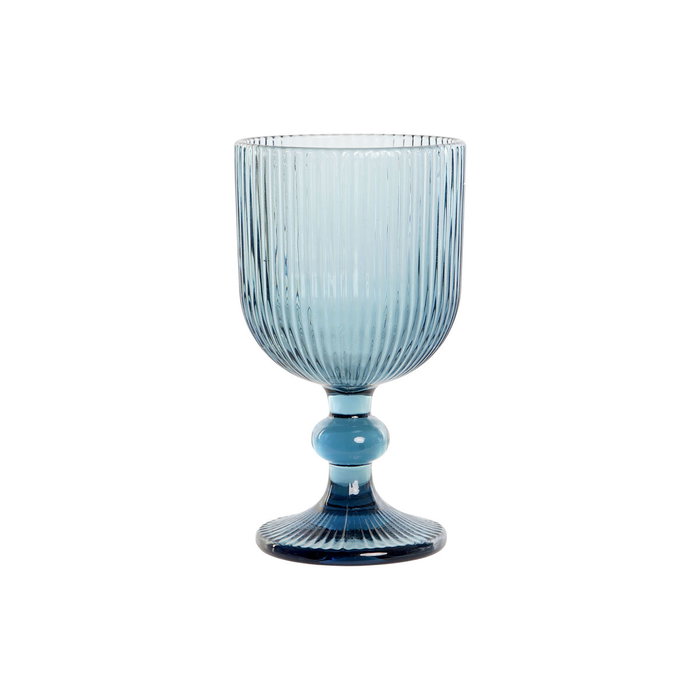 Set de Verres DKD Home Decor Bleu Verre 240 ml Set de Verres DKD Home Decor Bleu Verre 240 ml