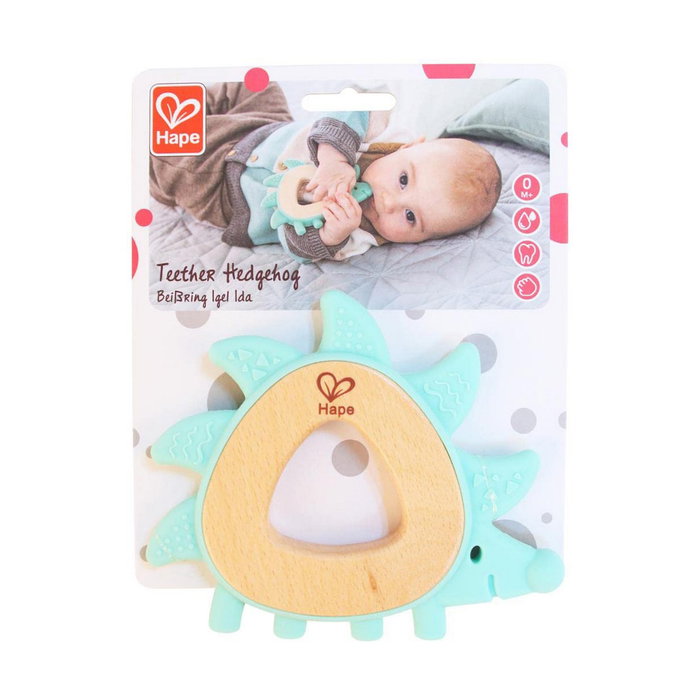 Hape Mordedor hérisson en bois et silicone Hape Mordedor hérisson en bois et silicone