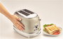 Ariete 155/13 - Tostador vintage beige 2 ranuras - 6 niveaux de tueste avec fonctions Décongélation et Réchauffage - Bandeja recogemigas amovible