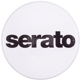 Serato Logo Picture Disc (Pair) Disque Vinyle 12" pour Serato DJ Pro et Scratch Live, Design Monochromatique