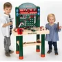 Bosch Work-Shop Etabli d'Atelier Enfant avec 82 Accessoires et Outils Profiline - 67.5 x 38.5 x 105 cm