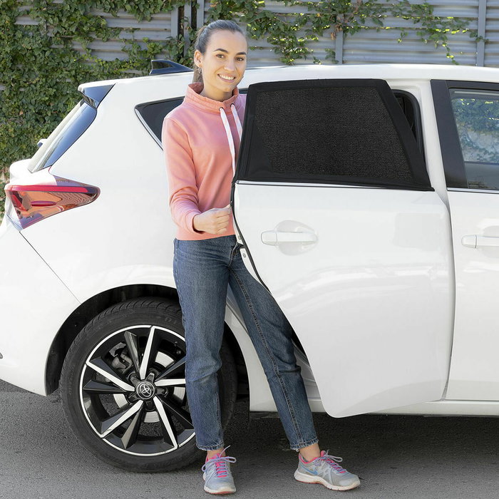 Parasol de Voiture en Maille InnovaGoods 4 Unités