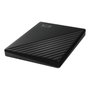 Western Digital My Passport - Disque dur externe portable 2 To - USB 3.0 - Chiffrement matériel AES 256 bits - Logiciel WD Backup et protection par mot de passe inclus