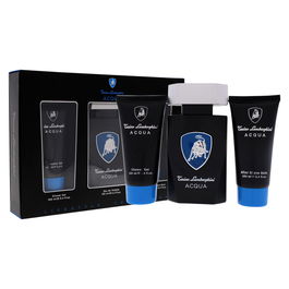 Tonino Lamborghini Coffret Parfum Acqua Homme - Eau de toilette 125 ml + Gel douche hydratant 100 ml + Baume après-rasage 100 ml