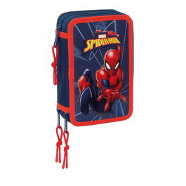 Fourre-tout Spider-Man Bleu 12,5 x 19,5 x 5,5 cm 37 Pièces