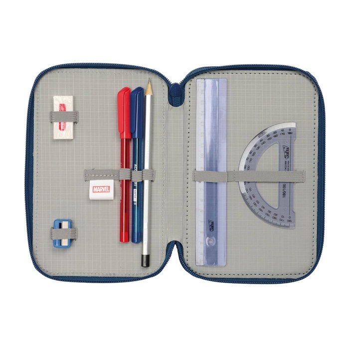 Fourre-tout Spider-Man Bleu 12,5 x 19,5 x 5,5 cm 37 Pièces Fourre-tout Spider-Man Bleu 12,5 x 19,5 x 5,5 cm 37 Pièces