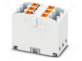 PHOENIX CONTACT PTFIX 6X2,5 WH Connecteur pour rail 24A 450V
