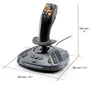 Thrustmaster Joystick SimTask FarmStick Noir - Pour simulateur de farming et équipements lourds - 6 boutons, molette, mini-stick