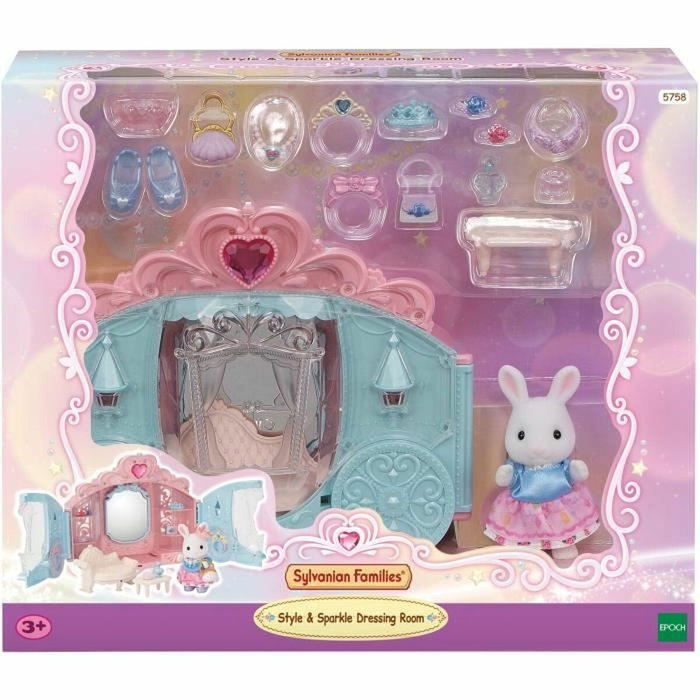 Sylvanian Families Le dressing de princesse avec Lapine Neige