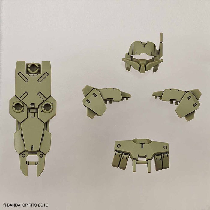 BANDAI HOBBY 30 Minutes Missions (30MM) - Set Armadura Opcional Combate Cuerpo a Cuerpo 1/144, Échelle Neutre, PS, Vert Foncé - Pour Alto