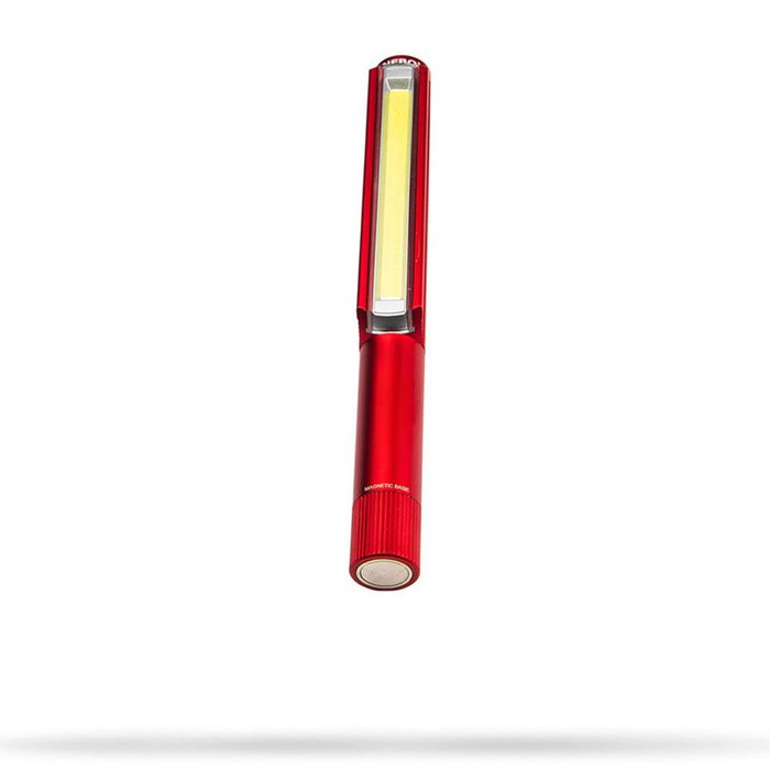 Nebo Lil Larry Lampe de Poche LED 250 Lumens avec Base Magnétique et Clip, Aluminium Anodisé, Noir