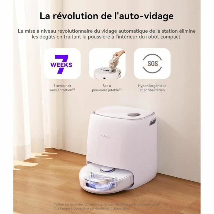 Narwal Freo X Ultra Aspirateur Robot Laveur avec Station d'accueil Tout-en-Un