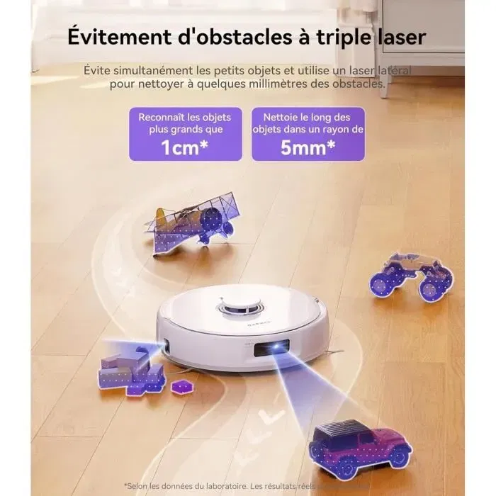 Narwal Freo X Ultra Robot Aspirateur Laveur avec Station Tout-en-Un - Nettoyage Intelligent - Puissance 8200 Pa