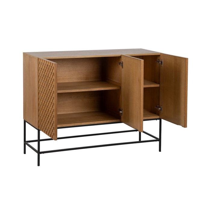 BigBuy Home Buffet MARIGNI Noir Naturel BigBuy Home Buffet MARIGNI Noir Naturel