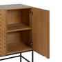 BigBuy Home Buffet MARIGNI Noir Naturel