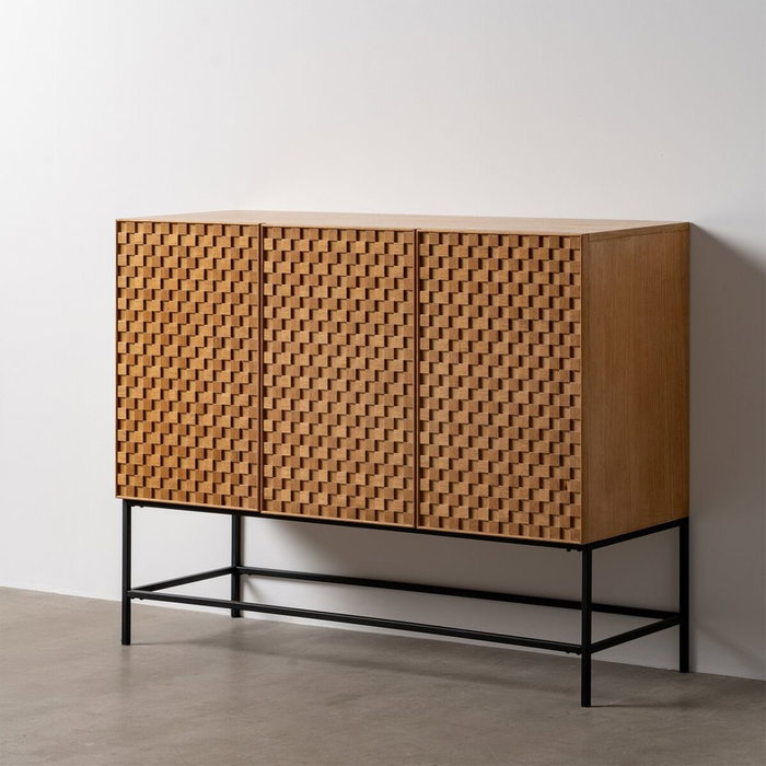 BigBuy Home Buffet MARIGNI Noir Naturel BigBuy Home Buffet MARIGNI Noir Naturel