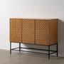 BigBuy Home Buffet MARIGNI Noir Naturel