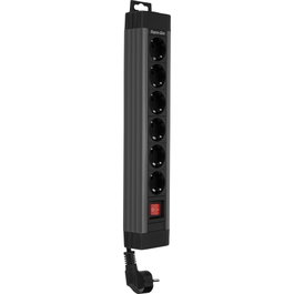 Rev Multiprise Supraline 6 prises avec interrupteur Anthracite 2,4 m