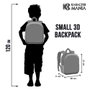 KARACTERMANIA Sac à dos enfant Disney Stitch 3D, 31 cm, compartiment principal à fermeture éclair, 2 poches latérales en mesh