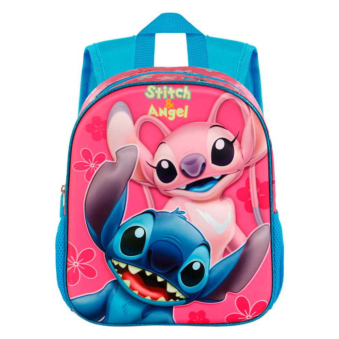 KARACTERMANIA Sac à dos enfant Disney Stitch 3D, 31 cm, compartiment principal à fermeture éclair, 2 poches latérales en mesh KARACTERMANIA Sac à dos enfant Disney Stitch 3D, 31 cm, compartiment principal à fermeture éclair, 2 poches latérales en mesh