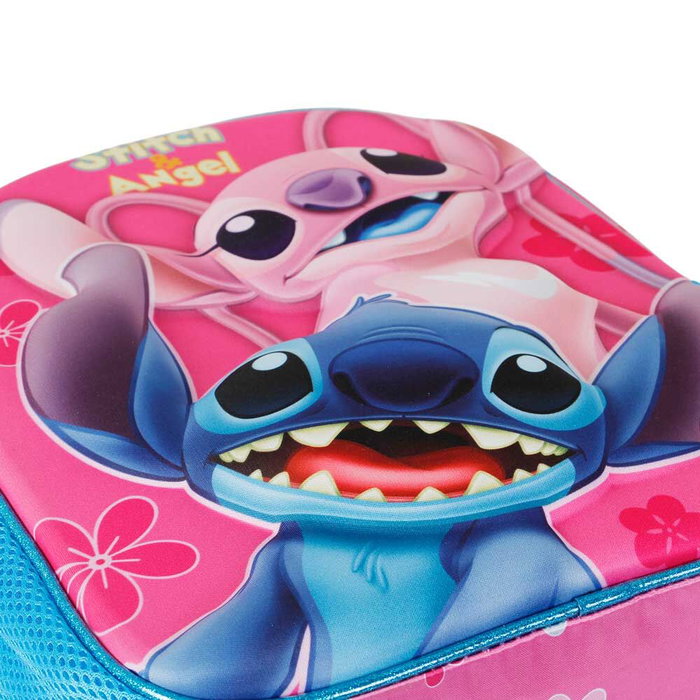 KARACTERMANIA Sac à dos enfant Disney Stitch 3D, 31 cm, compartiment principal à fermeture éclair, 2 poches latérales en mesh KARACTERMANIA Sac à dos enfant Disney Stitch 3D, 31 cm, compartiment principal à fermeture éclair, 2 poches latérales en mesh