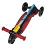 DEQUBE Patinette 3 Roues avec Lumières LED - Sous Licence Hot Wheels - Hauteur Réglable - Pour Enfants de 2 à 6 Ans