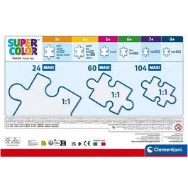 Clementoni Puzzle Maxi 24 Pièces - Iron Man et ses Amis Formidables - Développe Observation & Logique, 62 x 42 cm