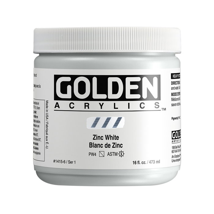 Golden Heavy Body Blanc de zinc 473 ml Golden Heavy Body Blanc de zinc 473 ml