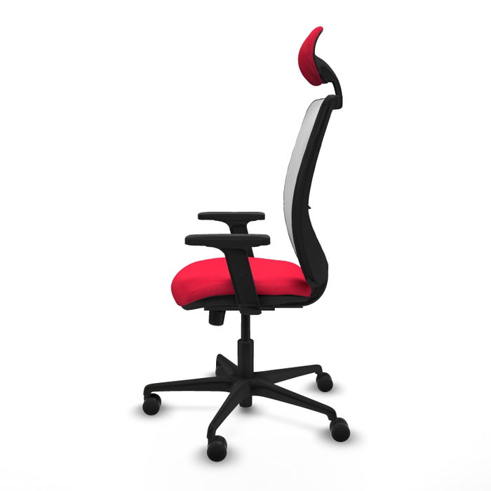 PIQUERAS Y CRESPO Chaise Zulema Synchro Rouge et Blanc avec Appui-tête