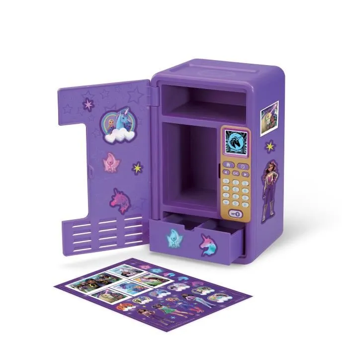 VTech - L'École des Licornes - KidiSecrets, Mon Casier Magic Locker - Casier personnalisable et sécurisé - Violet - Langue française VTech - L'École des Licornes - KidiSecrets, Mon Casier Magic Locker - Casier personnalisable et sécurisé - Violet - Langue française