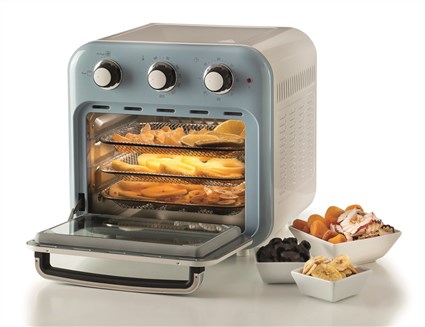 Ariete Vintage Air Fryer et Mini-Four Bleu 16L