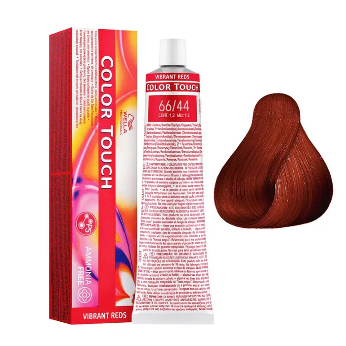 Wella Professionals Color Touch 66/44 Dark Blonde Intensive Red Wella Professionals Color Touch 66/44 Dark Blonde Intensive Red