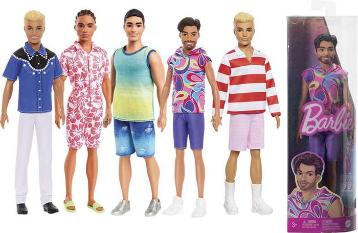 Mattel Poupée Ken Fashionista Modèles Assortis - Dernière Mode, Langue: Espagnol, Âge: 3 ans et plus Mattel Poupée Ken Fashionista Modèles Assortis - Dernière Mode, Langue: Espagnol, Âge: 3 ans et plus