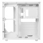 Mars Gaming MCVONEW Boîtier PC ATX Cube Blanc Double Vitre Trempée USB 3.0